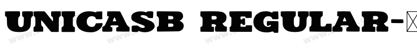 UnicaSB Regular字体转换